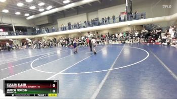 65 lbs Quarters & 1st Wb (16 Team) - Hutch Nordin, Ravage vs Cullen Eller, Sanderson Wrestling Academy