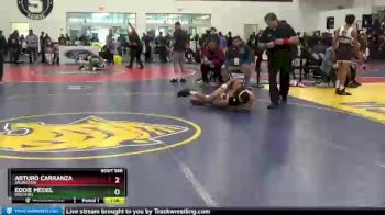 113 lbs Quarterfinal - Eddie Medel, Western vs Arturo Carranza, Arlington