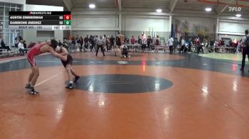 125 lbs Cons. Round 4 - Eammonn Jimenez, Edinboro vs Austin Zimmerman, Edinboro