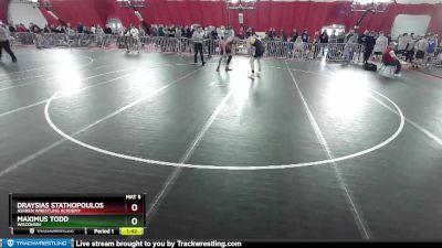 157 lbs Champ. Round 1 - Draysias Stathopoulos, Askren Wrestling Academy vs Maximus Todd, Wisconsin