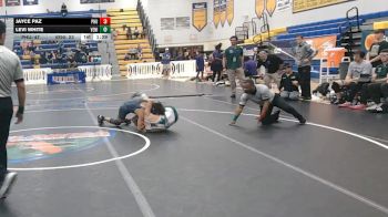 126 lbs Quarterfinals (8 Team) - JAYCE PAZ, Palm Harbor University vs Levi White, Venice