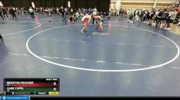 152 lbs Cons. Round 3 - Braxton Peacher, NE vs Gabe Capel, AR