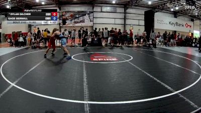 74 kg Champ. Round 2 - Dylan Gilcher, Cliff Keen Wrestling Club vs Gage Bernall, CMWC