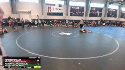 98 lbs Quarterfinal - Marco Talamantez Jr., NXT Level Wrestling Academy vs Kiptyn Ponsart, Westlake Youth Wrestling Club