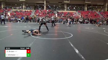 82-85 lbs Semifinal - Crash Bruber, MWC Wrestling Academy vs Zachary Whittaker, CYWC