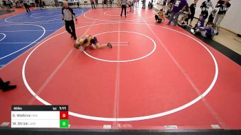 90 lbs Final - Sebastion Watkins, Vian Wrestling Club vs Wyatt Strick, Lawrence Elite