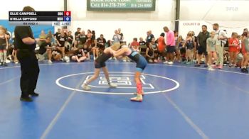 29 lbs Rr Rnd 4 - Ellie Campbell, Ohio Outcasts - W vs Stella Gifford, Michigan Wrestling Academy - W