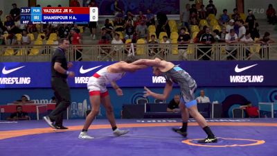 71 kg 1/4 Final - Kawayran Vazquez, Puerto Rico vs Abolfazl Shamsipour Hajivand, Iran