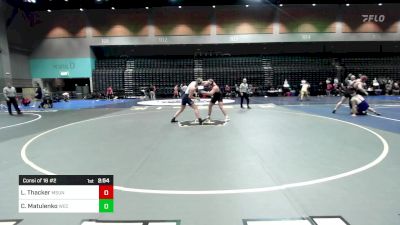 197 lbs Consi Of 16 #2 - Lucas Thacker, Montana-Northern vs Cole Matulenko, Wisconsin-Eau Claire