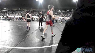 88 lbs Consi Of 8 #2 - Kacy Purmal, Tiger Trained Wrestling vs Hudson Smith, Salina Wrestling Club
