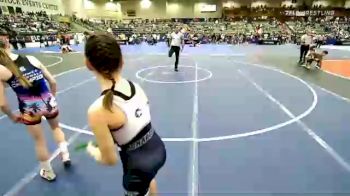 91 lbs Round Of 16 - Mia Anderson, Nebraska Wrestling Academy vs Eletise Fager, Corner Canyon Chargers