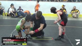 52 lbs Cons. Round 1 - Wyatt Zyla, Northwest Red Crushers vs Giovanni Perry, Peer Pressure Elite Wrestling