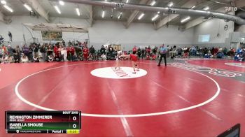 105 lbs Cons. Round 7 - Remington Zimmerer, Regis Jesuit vs Isabella Smouse, Brighton