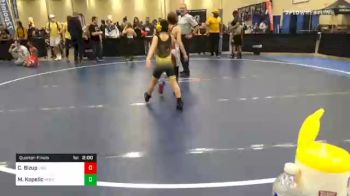 80 lbs Quarterfinal - Carter Bizup, Ligonier Valley vs Mason Kopelic, Montour