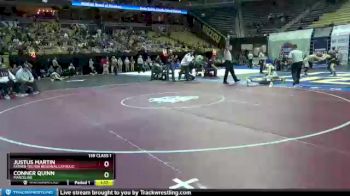 138 lbs Quarterfinal - Justus Martin, Father Tolton Regional Catholic vs Conner Quinn, Marceline