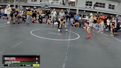 76 lbs Round 6 (8 Team) - Logan Bonfilio, Ohio Gold vs Kruz Moss, Team Gotcha