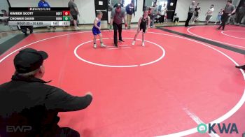 70 lbs Rr Rnd 1 - Kimber Scott, Northeast Take Down Club vs Crower Davis, Hornet Wrestling Club