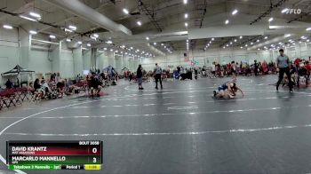 90 lbs Quarterfinal - Marcarlo Mannello, GPS vs David Krantz, Mat Assassins