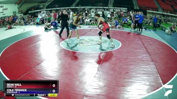 138 lbs Placement (16 Team) - Sean Hall, Idaho 1 vs Cole Fenwick, Utah Black