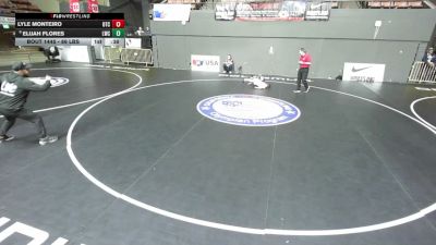 86 lbs Quarters - Lyle Monteiro, Origin Training Center vs Elijah Flores, Legacy Wrestling Center