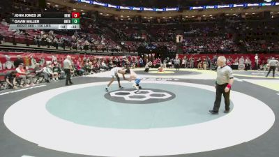 150 lbs Cons. Quarters - John Jones Jr, Benedictine vs Gavin Miller, Ontario