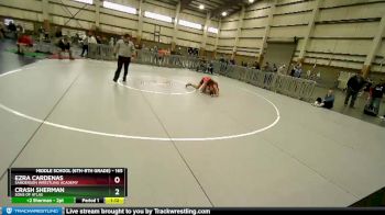 165 lbs Quarterfinal - Crash Sherman, Sons Of Atlas vs Ezra Cardenas, Sanderson Wrestling Academy