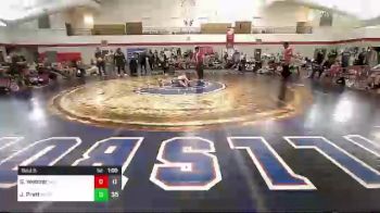 90 lbs Rr Rnd 2 - Griffin Webber, Indiana Outlaws White vs Jude Pratt, Death Squad