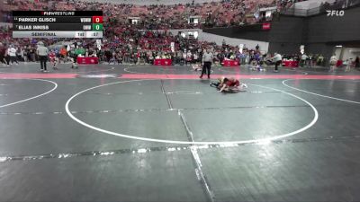 81 lbs Semifinal - Parker Glisch, West Bend Wildcats Wrestling vs Elias Inniss, Oshkosh Wild Wrestling