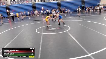 120 lbs Round 1 - Tyler Haneborg, North Platte vs Chase Cole, Lincoln East