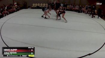 113 lbs Round 7 (8 Team) - Gable Hemann, Team Iowa vs Ashley Alonso, Kansas Pink Gecko