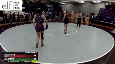 110 lbs. Champ. Round 2 - Ellie Smith, Eureka vs Lillian Gay, Park HIll South