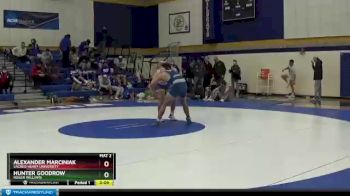 174 lbs Champ. Round 2 - Alexander Marciniak, Sacred Heart University vs Hunter Goodrow, Roger Williams