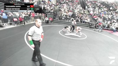 5A 135 lbs Semifinal - Regan Heywood, Wasatch vs Alexandra Gates, Cedar Valley