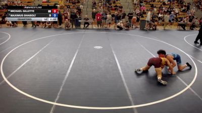 165 lbs Quarters - Michael Gillette, MN vs Maximus Dhabolt, IA