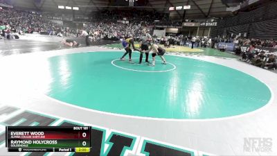 1B/2B 157 Quarterfinal - Everett Wood, Almira Coulee Hartline vs Raymond Holycross, Goldendale