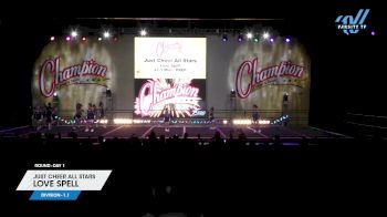 Just Cheer All Stars - Love Spell [2024 1.1 Day 1] 2024 Champion Cheer and Dance Grand Nationals
