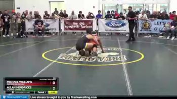 120 lbs Champ. Round 1 - Allan Hendricks, Calvary Chapel (sa) vs Michael Williams, Eleanor Roosevelt