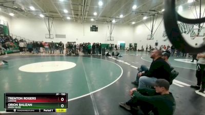 150 lbs Semifinal - Orion Balizan, Green River vs Trenton Rogers, Laramie