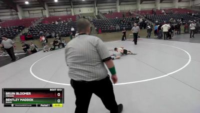 92 lbs 2nd Place Match - Bruin Bloomer, Oregon vs Bentley Maddox, Idaho