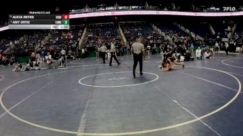 107 lbs Champ. Round 1 - Alicia Reyes, Hendersonville vs Amy Ortiz, Lumberton