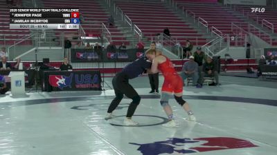 65 kg Quarters - Jennifer Page, TMWC vs Jamilah McBryde, Cobra Wrestling Academy