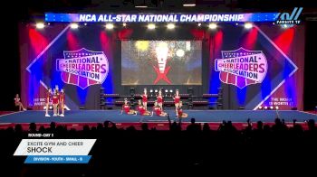 Excite Gym and Cheer - Shock [2025 L1 Youth - Small - B Day 1] 2025 NCA All-Star National Championship