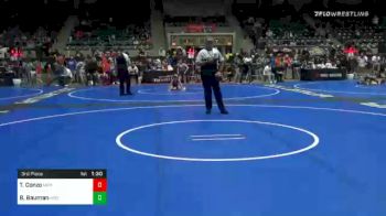 67 lbs 3rd Place - Tyler Conzo, MPR vs Bradley Bauman, Kodiak Attack