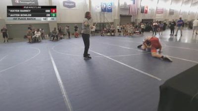 150 lbs 1st Place Match - Jaxten Bowler, Canyon View Ut vs Kixten Barney, Uintah Wrestling