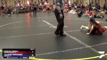 118 lbs Round 5 (10 Team) - Caitlyn O`Reilly, Cordoba Trained vs Julianna Hernandez, PinkWave