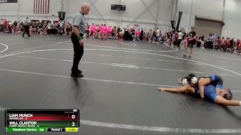 98 lbs Round 1 (8 Team) - Will Clanton, Curby Grizzly Bears vs Liam Munch, Ranger WC