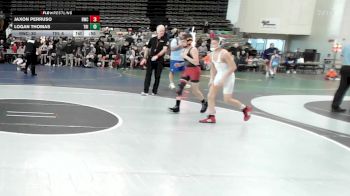 81 lbs Rr Rnd 1 - Jaxon Perruso, Ruthless 1 - ESE vs Logan Thomas, Triumph Blue ESE