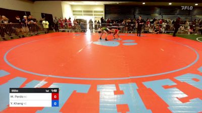 95 lbs Consi Of 16 #2 - Mia Pardo, NC vs Yaleen Khang, NC