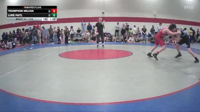 114 lbs Round 1 - Luke Paitl, Summerville Take Down vs Thompson Wilcox, Radford Trained