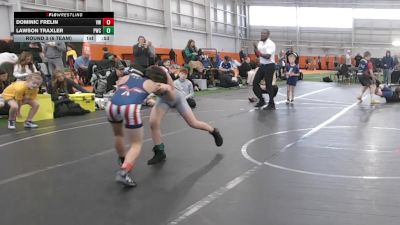 72 lbs Round 3 (6 Team) - Dominic Frelin, Valor Wrestling vs Lawson Traxler, Perrysburg WC